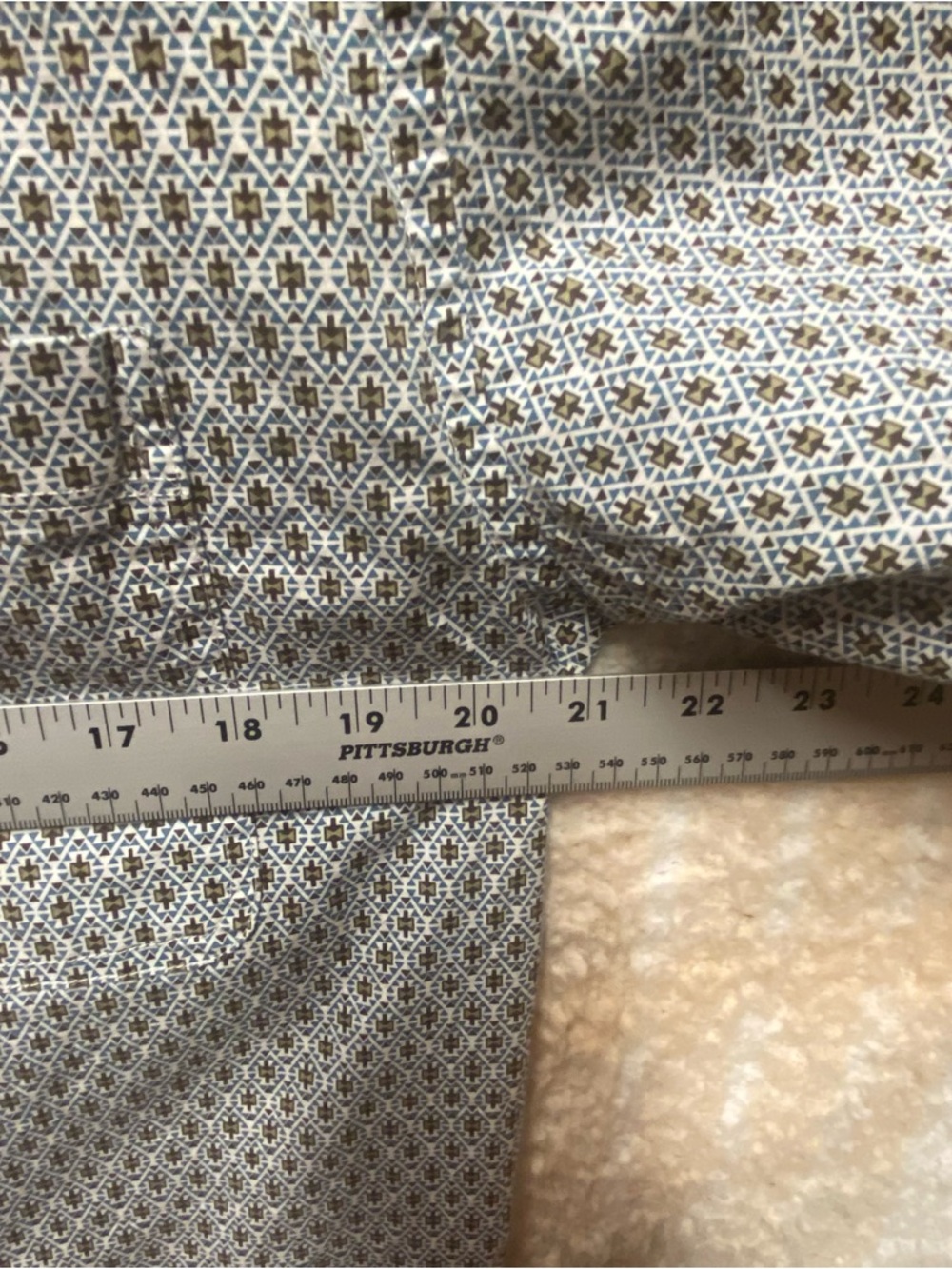 Panhandle Slim True Western Wear Short-Sleeve Geometric Button-Down Shirt - Picture 6 of 13